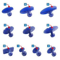 Zestaw adapterów PDR do naprawy klejowej 10szt. Grzybki PDR