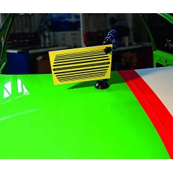 Płytka refleksyjna PDR 20x24cm - zółta - przykład działania