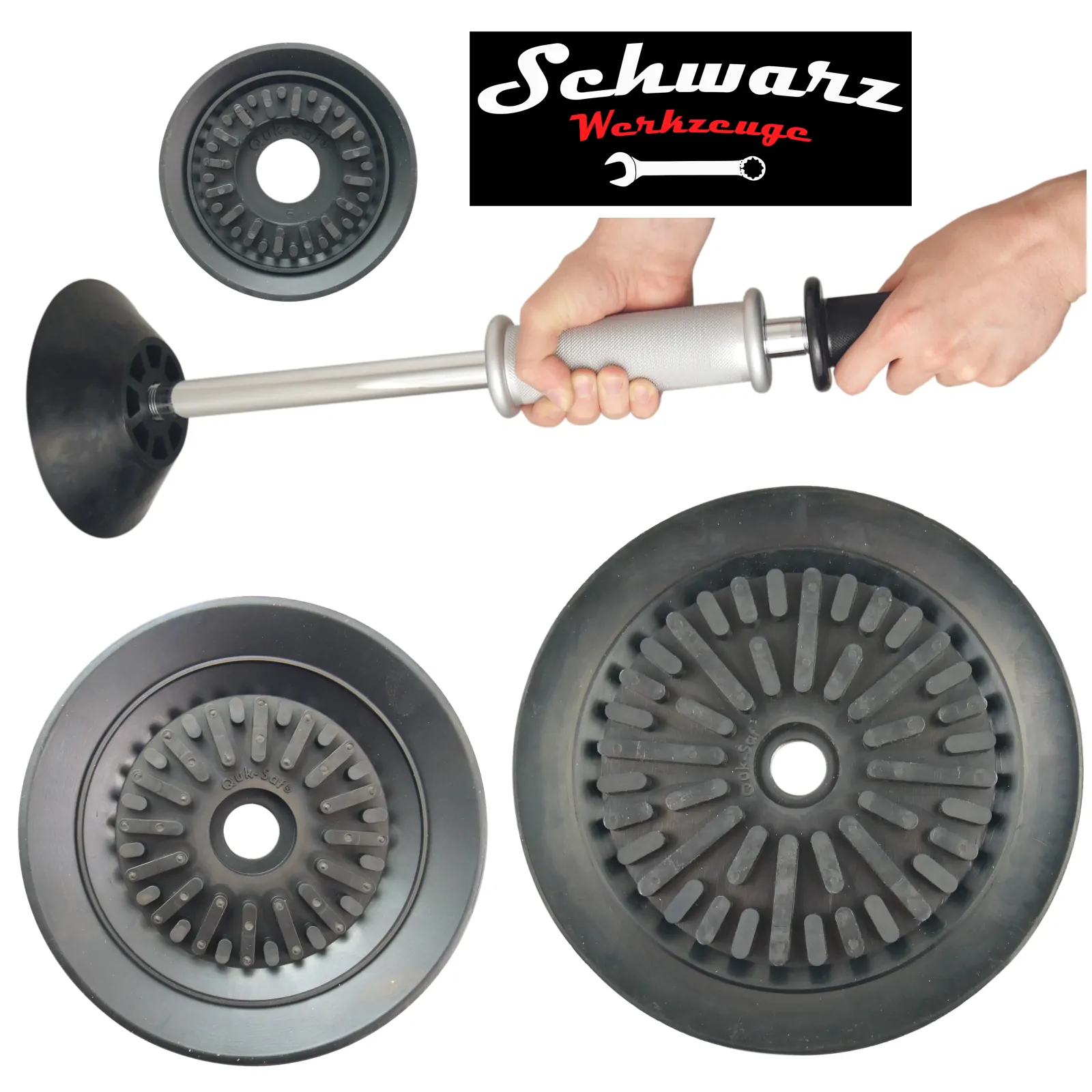 Głowica / przyssawka do młotka na podciśnienie 3szt. 04