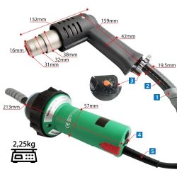 Spawarka do plastiku tworzyw sztucznych BOSITE S2 180/min
