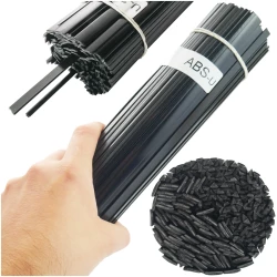 Spoiwo do spawania plastiku czarne ABSU ABS-U 1kg
