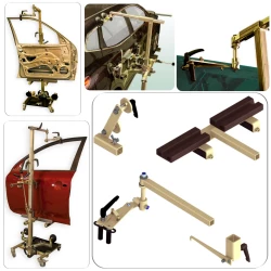 Naprawa wgnieceń w drzwiach samochodu