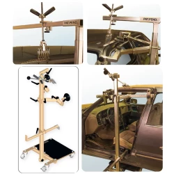 Wyciąganie wgnieceń z konstrukcji dachu pojazdu