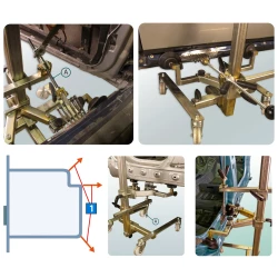 Wyciąganie wgnieceń z konstrukcji nadwozia pojazdu