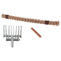 Szpon 8 hakowy 3mm, drut falisty 25szt, elektroda do drutu falistego