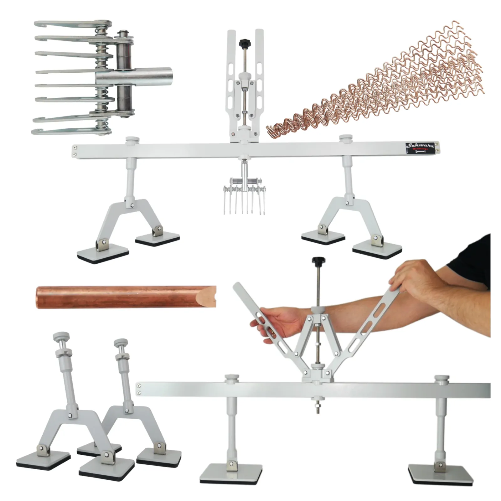 Puller panelowy / bar do wyciągania wgnieceń 110cm + akcesoria 06