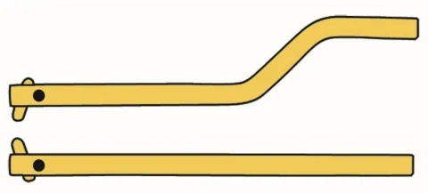 Nity / gwoździe miedziowane 2mm 1szt. 03