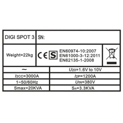 DIGI SPOT 3 3000A/400V - specyfikacja