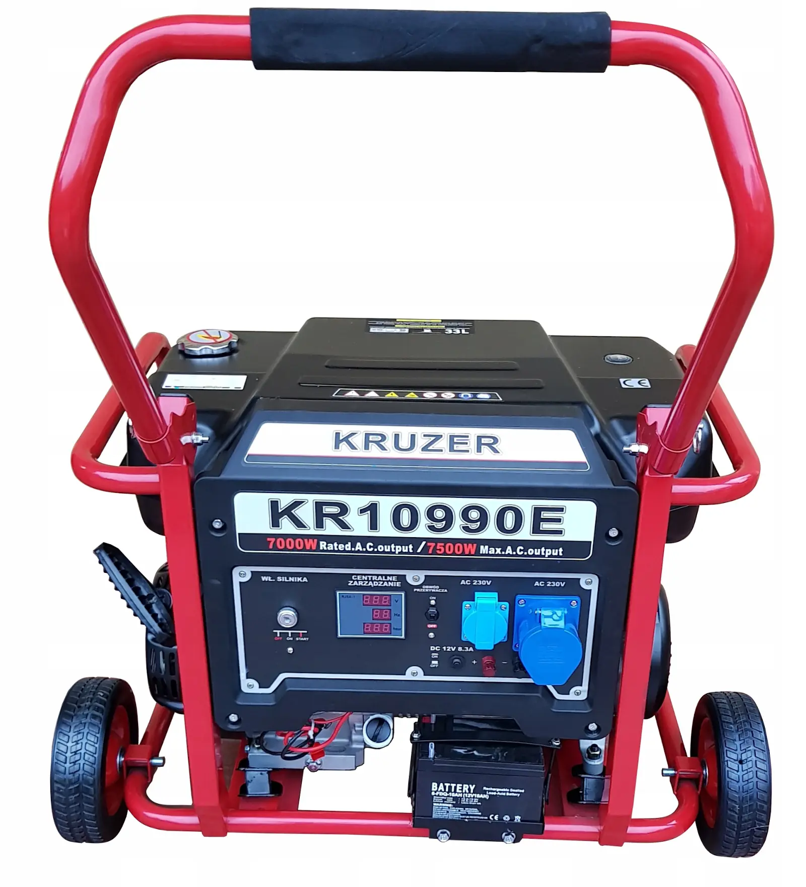 Agregat prądotwórczy Kruzer KR 10990E 7000W AVR 1F 07