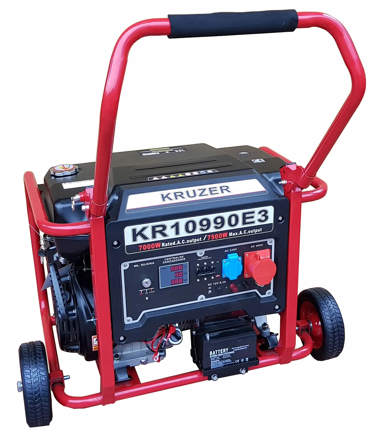 Agregat prądotwórczy Kruzer KR 10990E3 7 kW AVR 3F 05