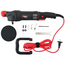 Polerka samochodowa rotacyjna RP150E Pro NTools + 3 gąbki