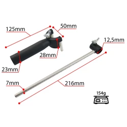 Cyrkiel do odwzorowania obrysów nadkoli półkoli rantów karoserii