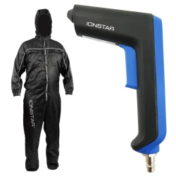 Pistolet antystatyczny IONSTAR plus kombinezon lakierniczy