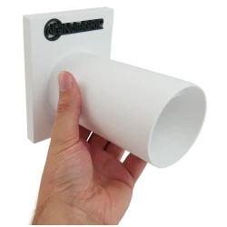 Uchwyt na taśmę lakierniczą maskującą - biały