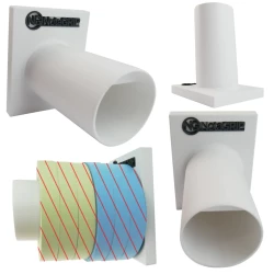 Uchwyt na taśmę lakierniczą maskującą - biały