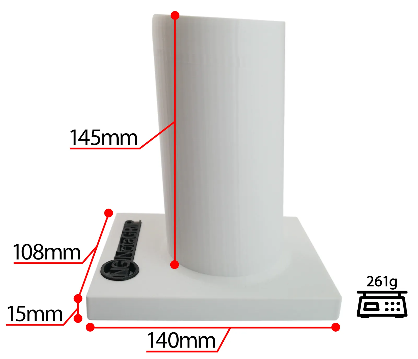 Uchwyt magnetyczny na taśmę lakierniczą