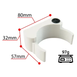 Uchwyt magnetyczny na puszki - wymiary