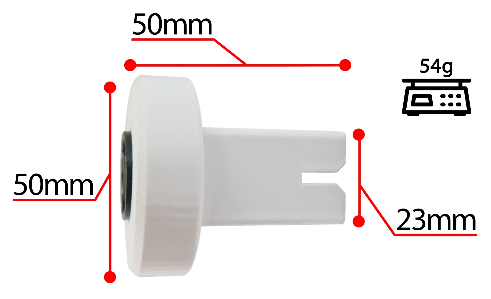 Uchwyt magnetyczny do drutu falistego Spotter