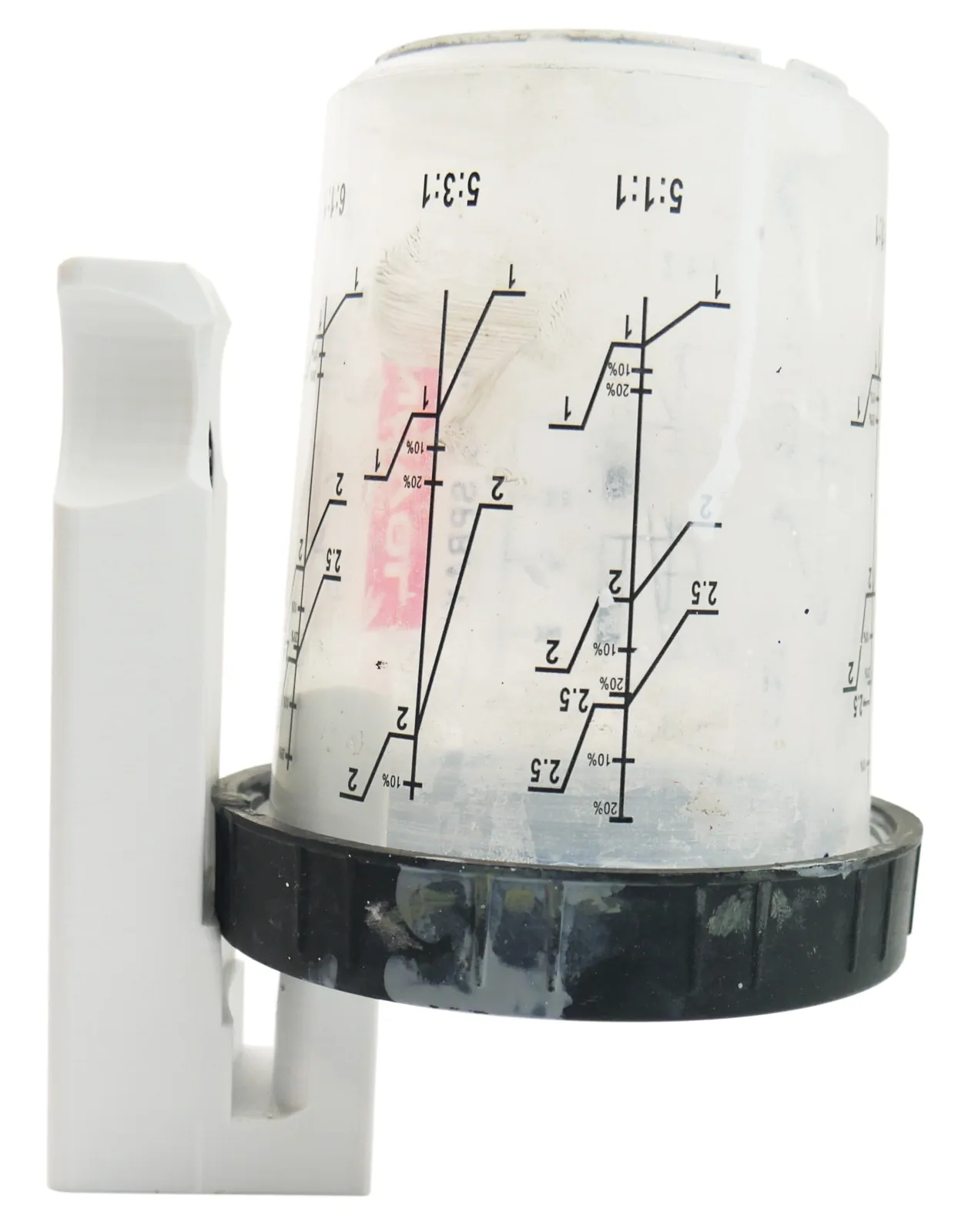 Wąski uchwyt na kubki lakiernicze NotaGRIP