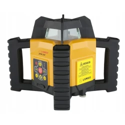 Czerwony laser rotacyjny IP54 z zestawem akcesoriów i pilotem