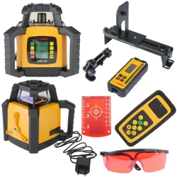 Laser rotacyjny Spin 330 CZERWONY odbiornik RC700 500m