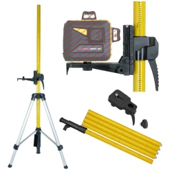 Tyczka teleskopowa LAMIGO KR-37 3,3m do laserów 1/4” i 5/8”