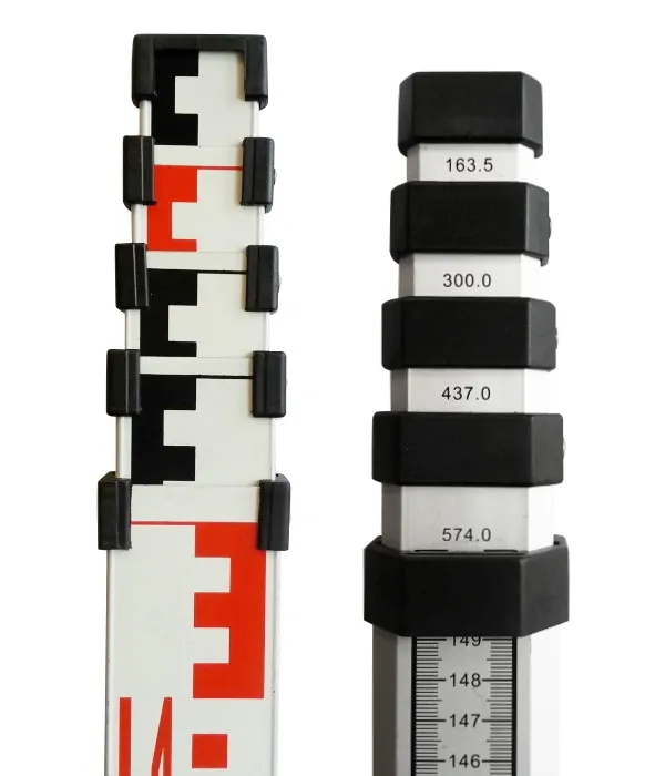 Łata teleskopowa 7m LT7M LAMIGO z libellą i podziałem E/mm