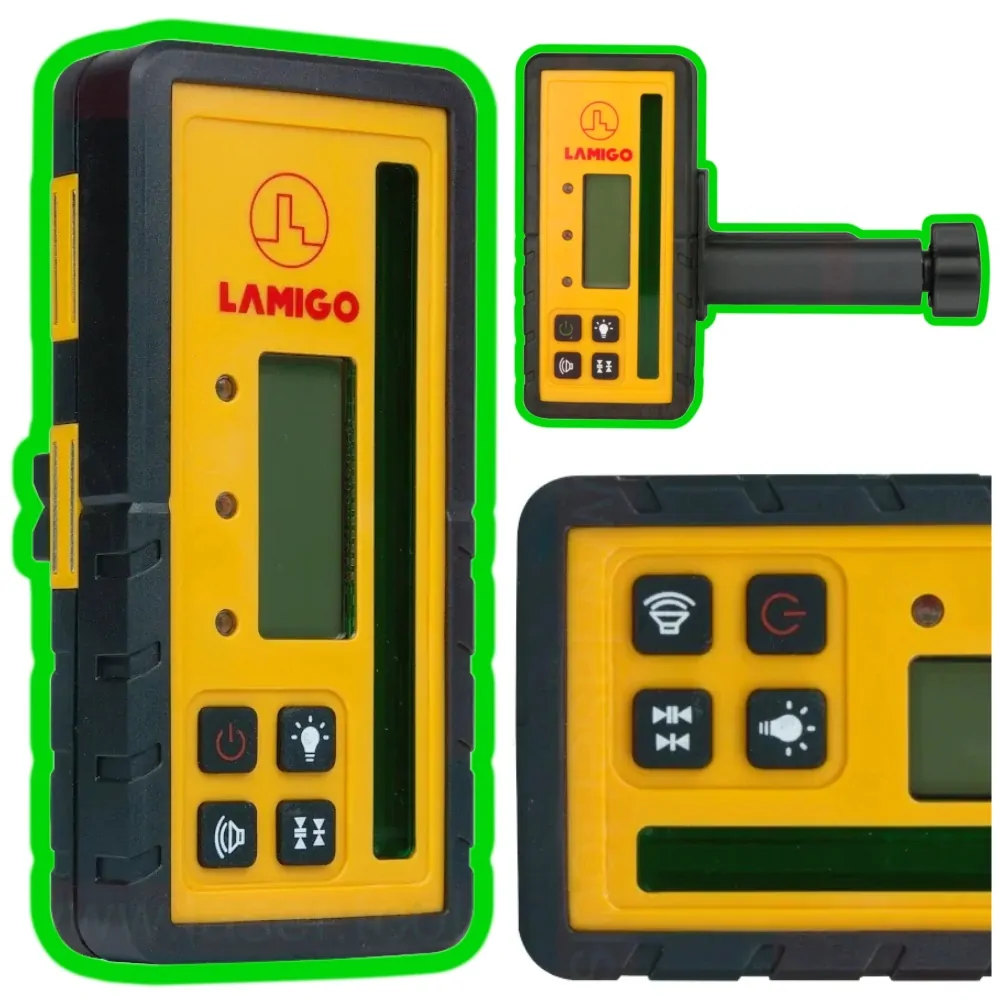 Odbiornik laserowy LAMIGO RC 600G do laserów rotacyjnych