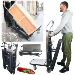 Schodołaz elektryczny towarowy gąsienicowy 250kg