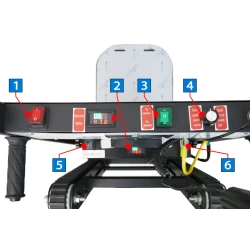 Wózek Transportowy Elektryczny 250kg Gąsienicowy Schodołaz Magazynowy 800W
