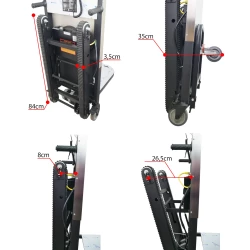 Wózek Transportowy Schodowy Schodołaz Towarowy Elektryczny 250kg